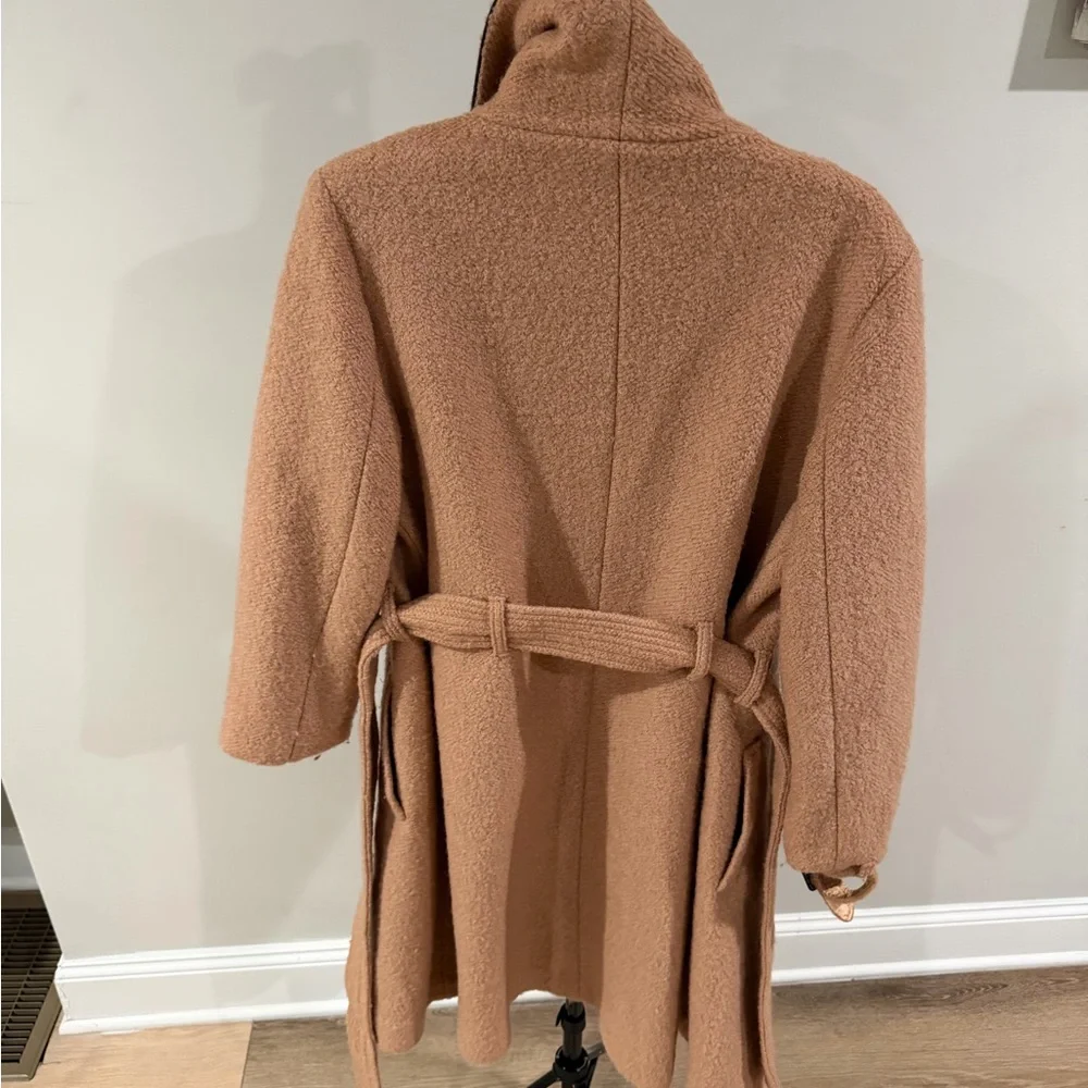Bebe Women's Cozy Tan Teddy Coat - Picture 7 of 7
